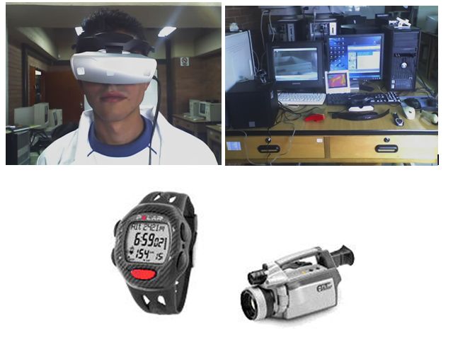 Virtual reality equipment.