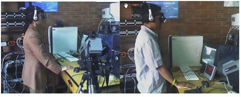 Virtual reality center for the research